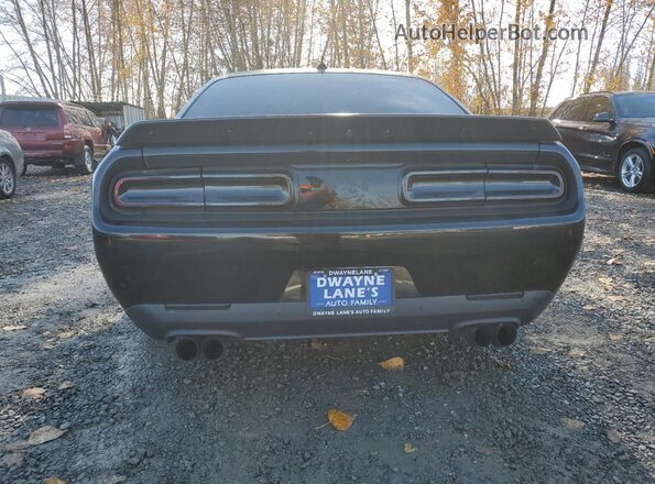2C3CDZFJ0MH680526 2021 DODGE CHALLENGER Черный Вид сзади