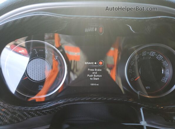 2C3CDZFJ0MH680526 2021 DODGE CHALLENGER Черный Вид щитка приборов
