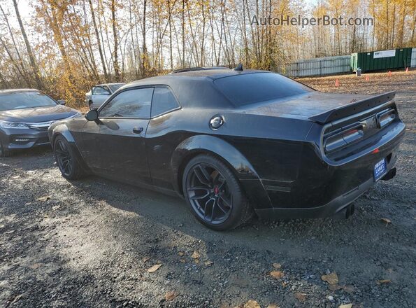 2C3CDZFJ0MH680526 2021 DODGE CHALLENGER Черный Задняя левая четверть