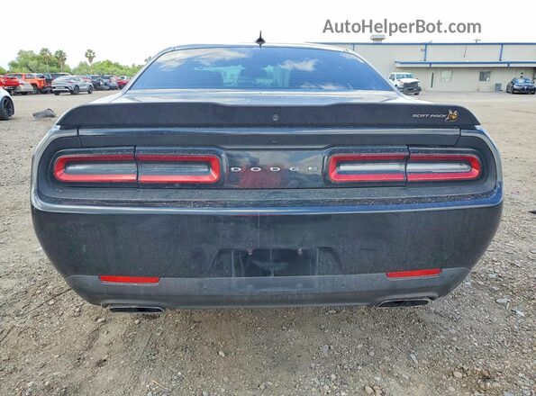 2C3CDZFJ1MH594173 2021 DODGE CHALLENGER Black უკანა ხედი