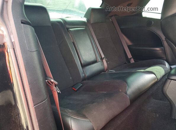 2C3CDZFJ1MH594173 2021 DODGE CHALLENGER Black უკანა სავარძლების ხედი
