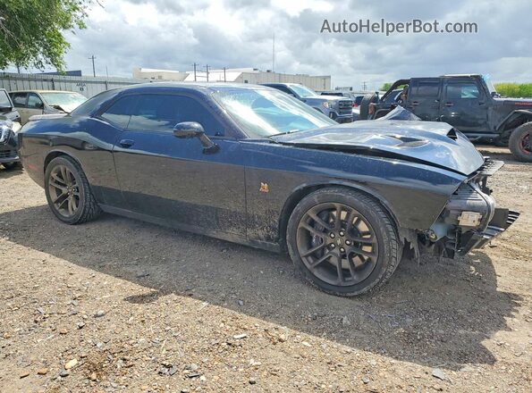 2C3CDZFJ1MH594173 2021 DODGE CHALLENGER Black წინა მარჯვენა