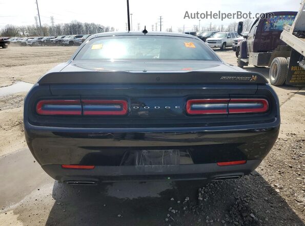 2C3CDZFJ1PH658586 2023 DODGE CHALLENGER Черный Вид сзади