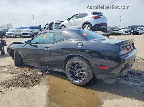 2C3CDZFJ1PH658586 2023 DODGE CHALLENGER Черный Задняя левая четверть