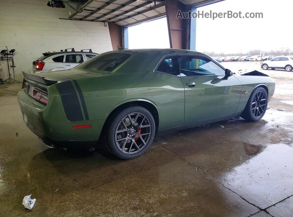 2C3CDZFJ2JH334604 2018 DODGE CHALLENGER Green Задня права чверть
