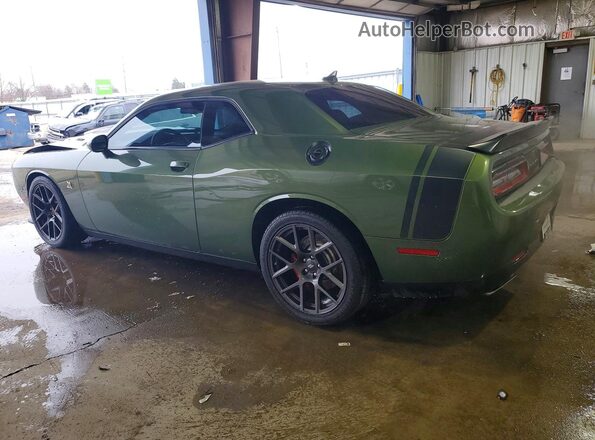2C3CDZFJ2JH334604 2018 DODGE CHALLENGER Green Задня ліва чверть