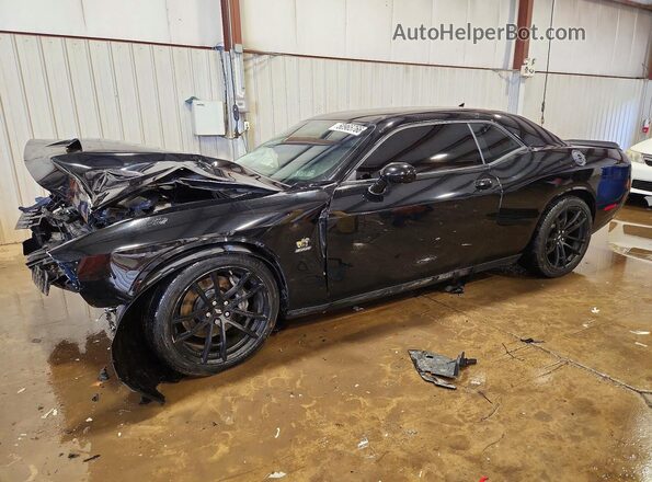 2C3CDZFJ2MH615791 2021 DODGE CHALLENGER Черный Передняя левая четверть