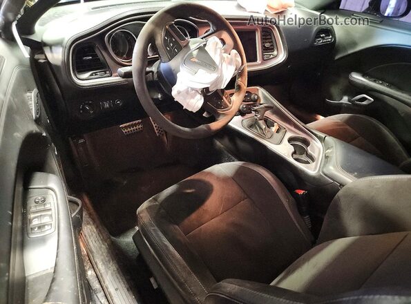 2C3CDZFJ2MH615791 2021 DODGE CHALLENGER Черный Вид панели приборов