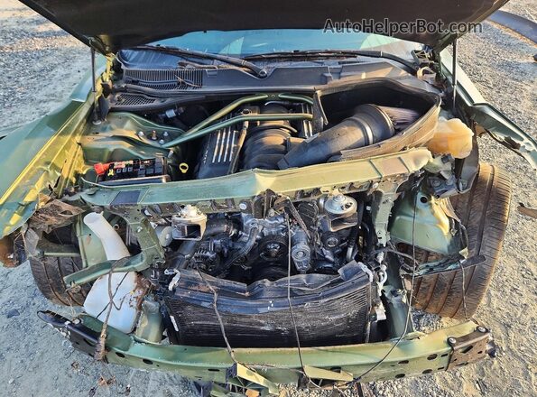 2C3CDZFJ2NH149068 2022 DODGE CHALLENGER Green Սալոնի հետևի տեսք
