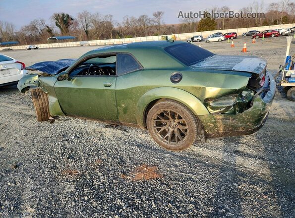 2C3CDZFJ2NH149068 2022 DODGE CHALLENGER Green Հետևի ձախ
