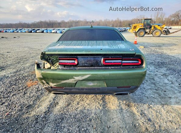 2C3CDZFJ2NH149068 2022 DODGE CHALLENGER Green Հետևի տեսք