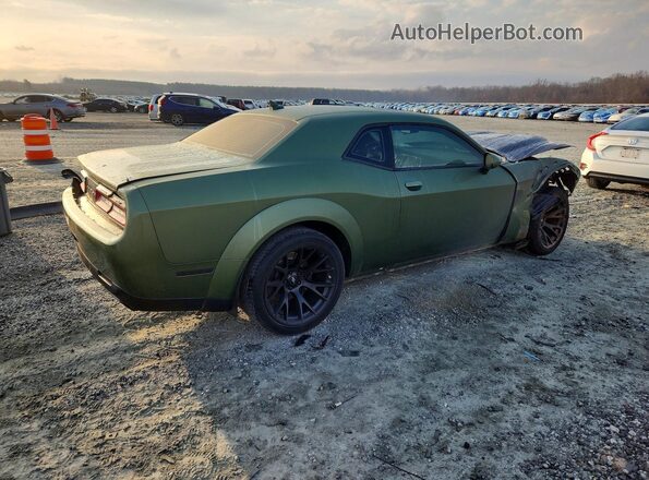 2C3CDZFJ2NH149068 2022 DODGE CHALLENGER Green Հետևի աջ
