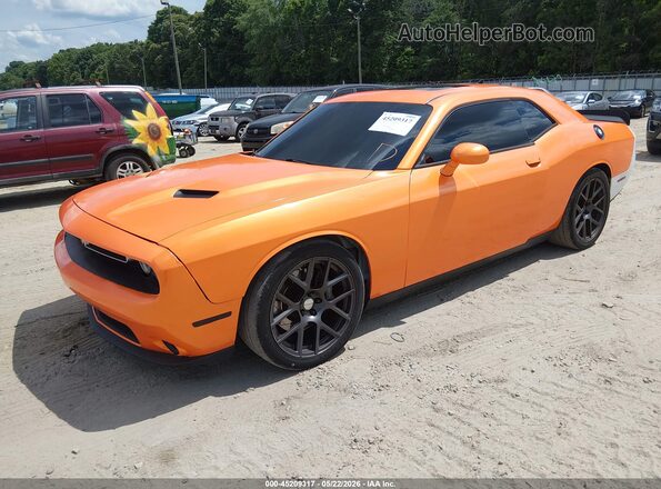 2C3CDZFJ3GH255502 2016 DODGE CHALLENGER Оранжевый Передняя левая четверть