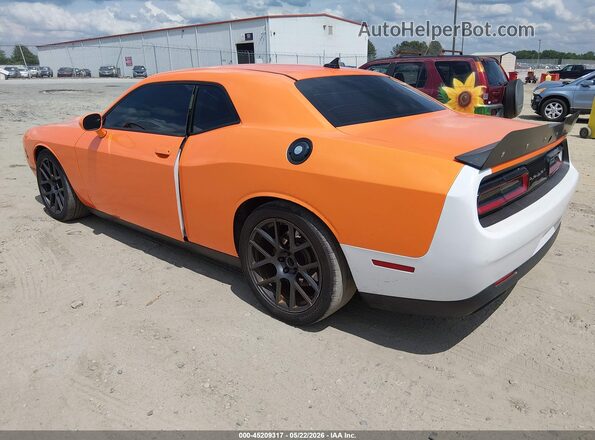 2C3CDZFJ3GH255502 2016 DODGE CHALLENGER Оранжевый Задняя левая четверть