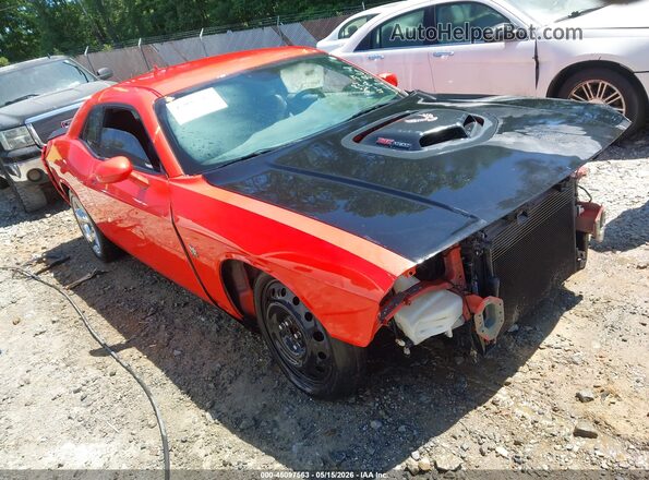 2C3CDZFJ3GH316864 2016 DODGE CHALLENGER Оранжевый Передняя правая четверть