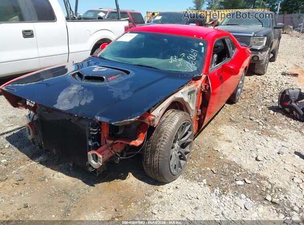 2C3CDZFJ3GH316864 2016 DODGE CHALLENGER Оранжевый Передняя левая четверть