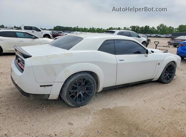 2C3CDZFJ3MH651800 2021 DODGE CHALLENGER Белый Задняя правая четверть