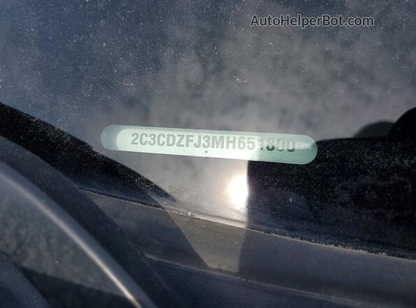 2C3CDZFJ3MH651800 2021 DODGE CHALLENGER Белый Вид подкапотного пространства
