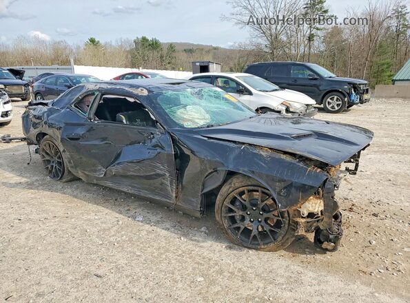 2C3CDZFJ4HH502558 2017 DODGE CHALLENGER Черный Передняя правая четверть