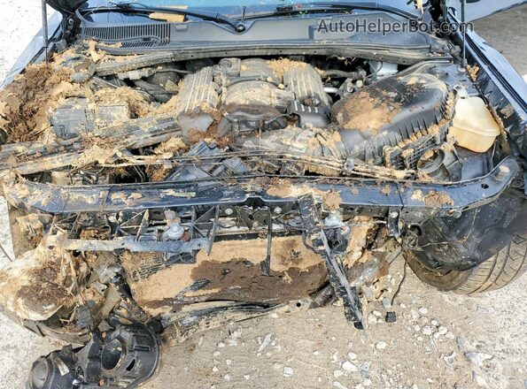 2C3CDZFJ4HH502558 2017 DODGE CHALLENGER Черный Вид задней части салона