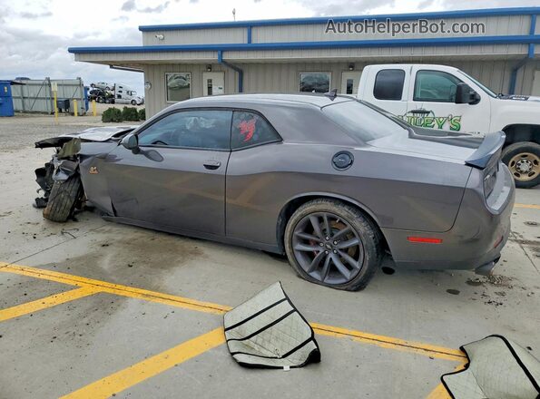 2C3CDZFJ5KH759039 2019 DODGE CHALLENGER Серый Задняя левая четверть