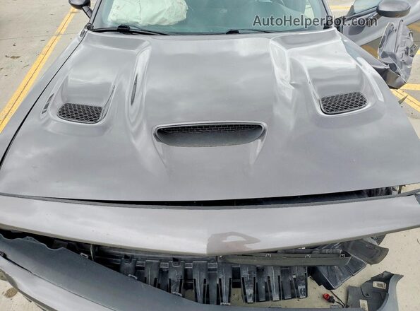 2C3CDZFJ5KH759039 2019 DODGE CHALLENGER Серый Вид задней части салона