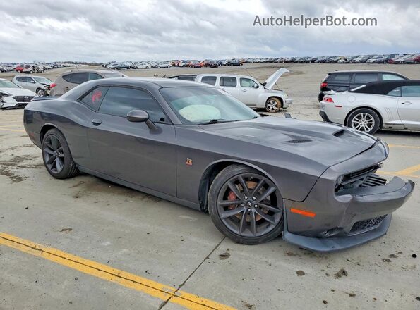 2C3CDZFJ5KH759039 2019 DODGE CHALLENGER Серый Передняя правая четверть