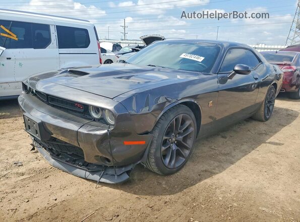 2C3CDZFJ5LH103683 2020 DODGE CHALLENGER Gray Vista tres cuartos delantera izquierda
