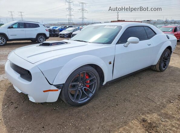 2C3CDZFJ5MH582883 2021 DODGE CHALLENGER White Передня ліва чверть
