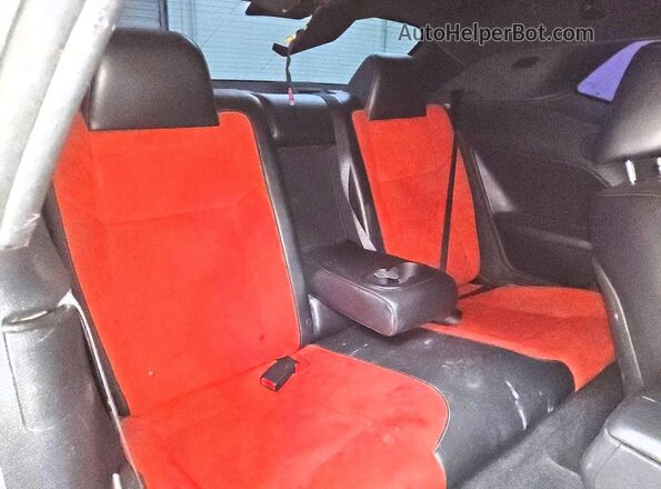 2C3CDZFJ6GH316793 2016 DODGE CHALLENGER Black Widok tylnych siedzeń