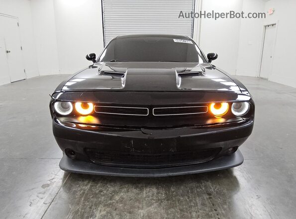 2C3CDZFJ6GH316793 2016 DODGE CHALLENGER Black Widok wnętrza 360 stopni