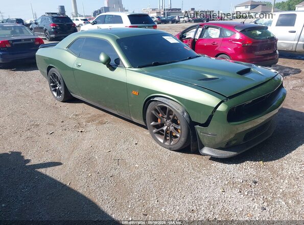 2C3CDZFJ6MH609945 2021 DODGE CHALLENGER Green წინა მარჯვენა