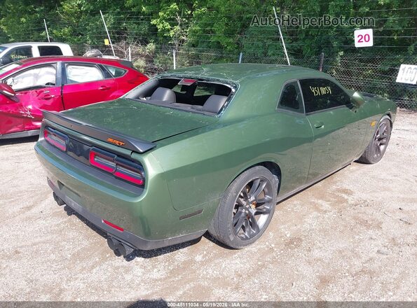 2C3CDZFJ6MH609945 2021 DODGE CHALLENGER Green უკანა მარჯვენა