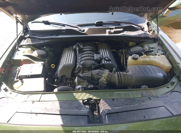 2C3CDZFJ6MH609945 2021 DODGE CHALLENGER Green უკანა ხედი