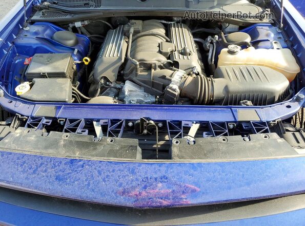 2C3CDZFJ8KH739741 2019 DODGE CHALLENGER Blue Rear interior view
