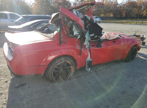 2C3CDZFJ8LH210615 2020 DODGE CHALLENGER Red Задня права чверть