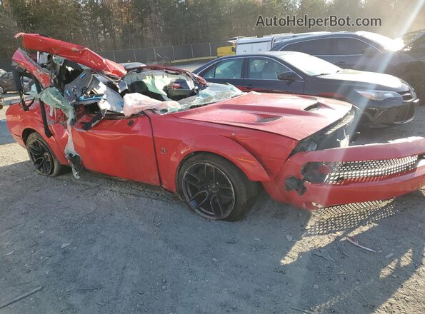 2C3CDZFJ8LH210615 2020 DODGE CHALLENGER Red Передня права чверть