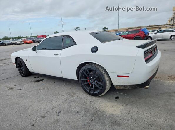 2C3CDZFJ8LH225681 2020 DODGE CHALLENGER White Задня ліва чверть