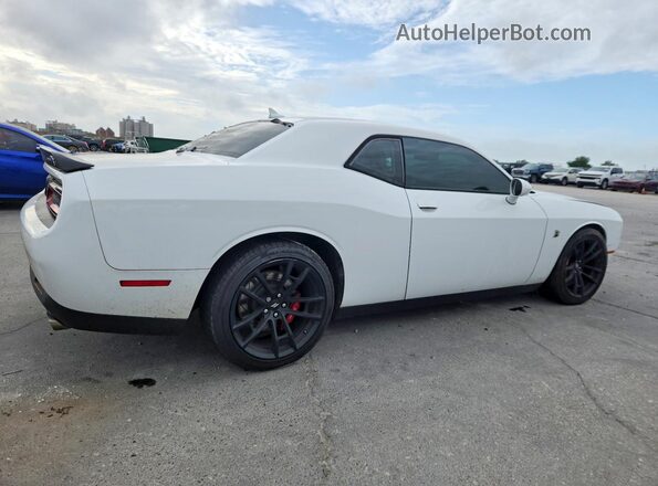 2C3CDZFJ8LH225681 2020 DODGE CHALLENGER White Задня права чверть