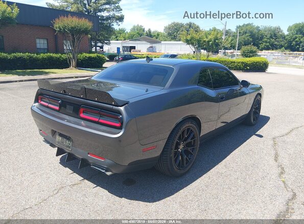 2C3CDZFJXJH246237 2018 DODGE CHALLENGER Серый Задняя правая четверть