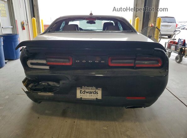 2C3CDZFJXMH580689 2021 DODGE CHALLENGER Black Հետևի տեսք