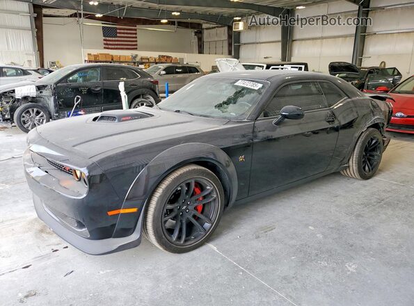 2C3CDZFJXMH580689 2021 DODGE CHALLENGER Black Առջևի ձախ երեք քառորդ տեսարան