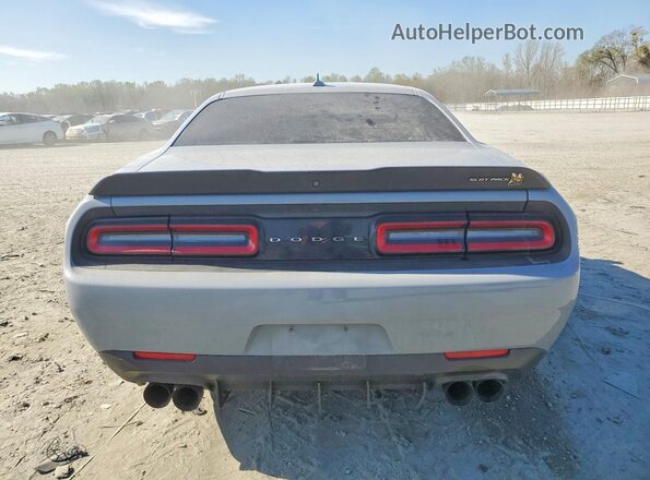 2C3CDZFJXMH599484 2021 DODGE CHALLENGER Silver უკანა ხედი
