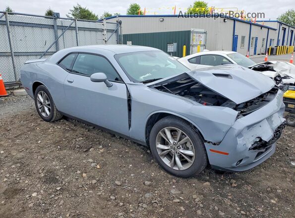 2C3CDZGG4NH185878 2022 DODGE CHALLENGER Серый Передняя правая четверть