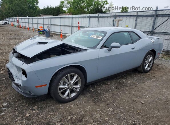 2C3CDZGG4NH185878 2022 DODGE CHALLENGER Серый Передняя левая четверть