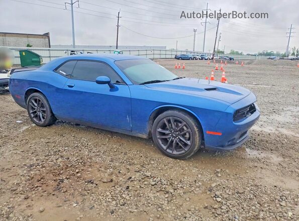 2C3CDZGG8MH605219 2021 DODGE CHALLENGER Blue Przód prawy