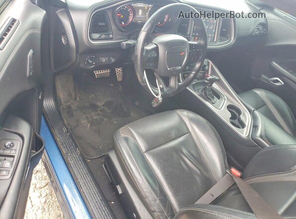 2C3CDZGG8MH605219 2021 DODGE CHALLENGER Blue Widok deski rozdzielczej