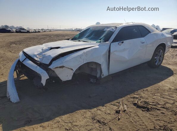 2C3CDZGG9MH547492 2021 DODGE CHALLENGER Белый Передняя левая четверть