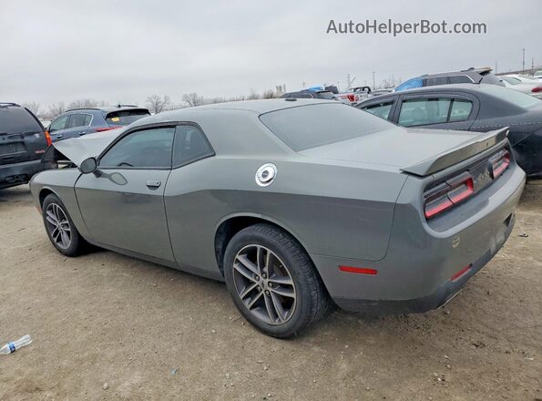 2C3CDZGGXKH690447 2019 DODGE CHALLENGER Серебряный Задняя левая четверть
