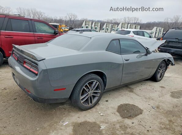 2C3CDZGGXKH690447 2019 DODGE CHALLENGER Серебряный Задняя правая четверть